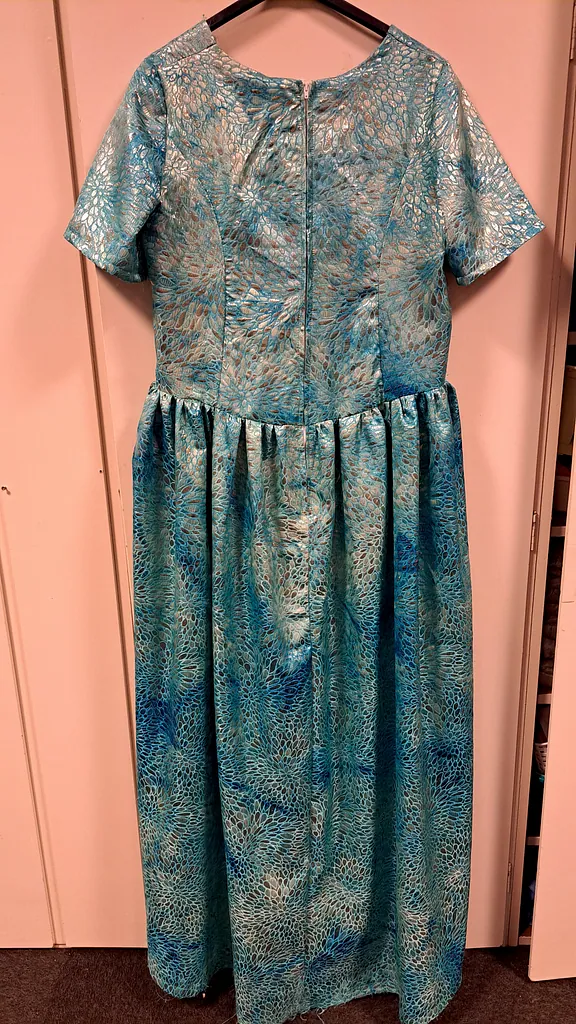 Barrok jurk blauw, foto 2 van 2