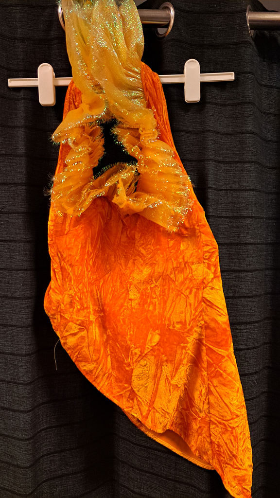 Rok met top oranje