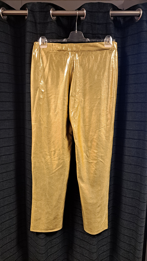 Broek glimmend goud