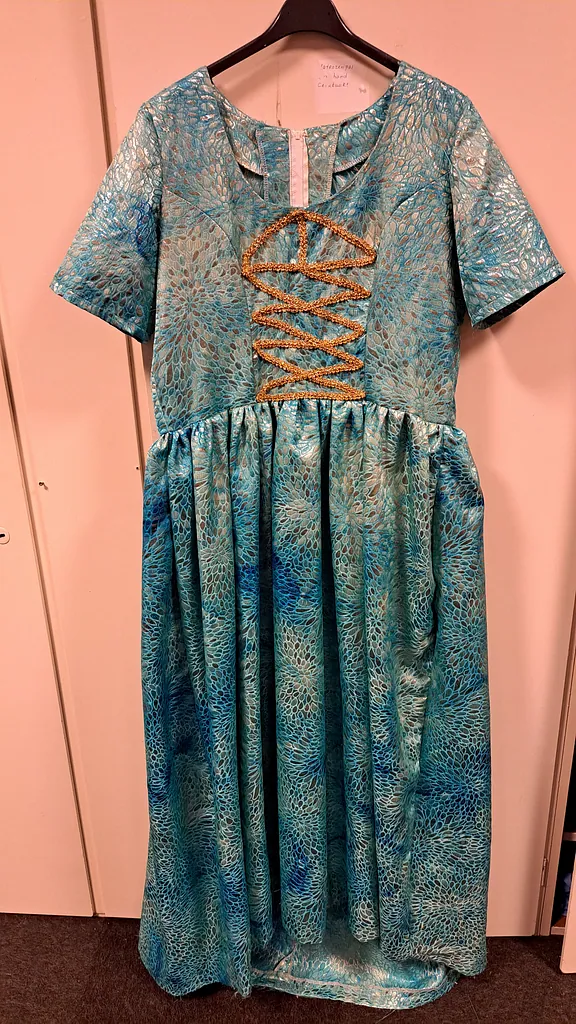 Barrok jurk blauw, foto 1 van 2