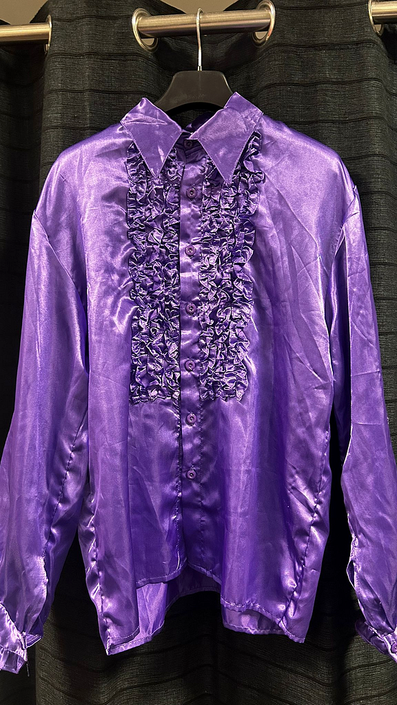 Disco blouse paars