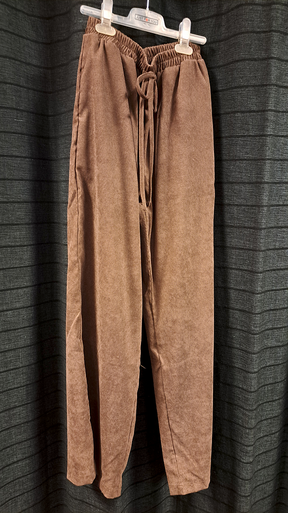 Bruine Rib broek