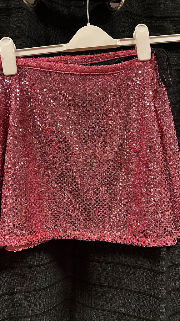 Top met rokje roze glitter , foto 2 van 3