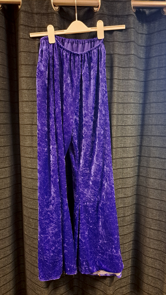 Flair broek paars