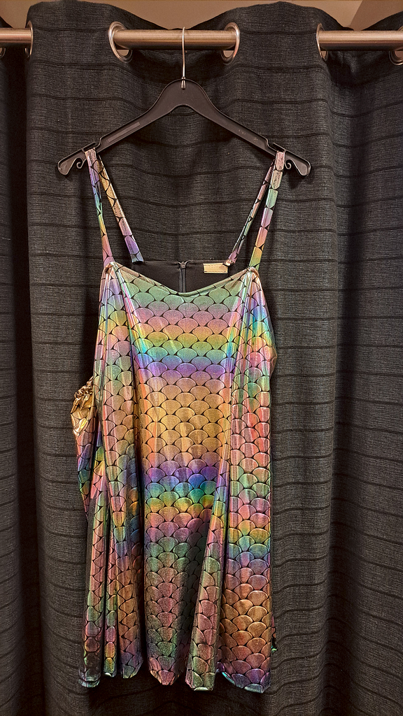 Regenboog jurk