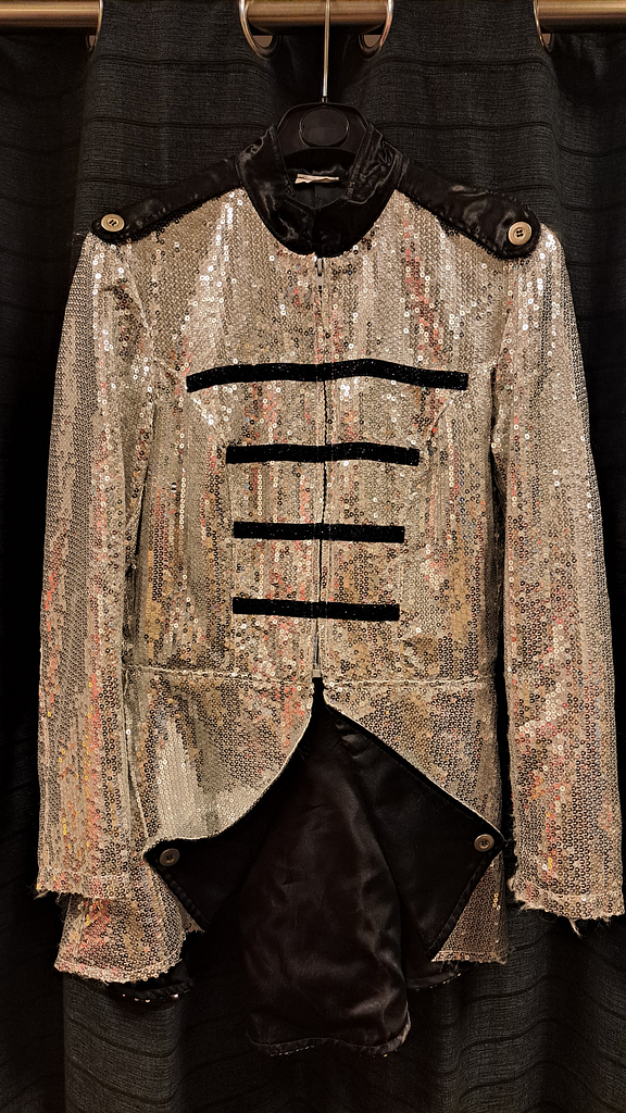 Jacket zilver zwart