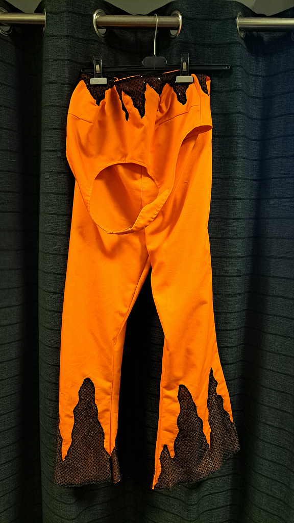 Halter jurk oranje zwart, foto 3 van 3