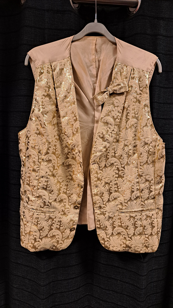 Gilet goudbloemen