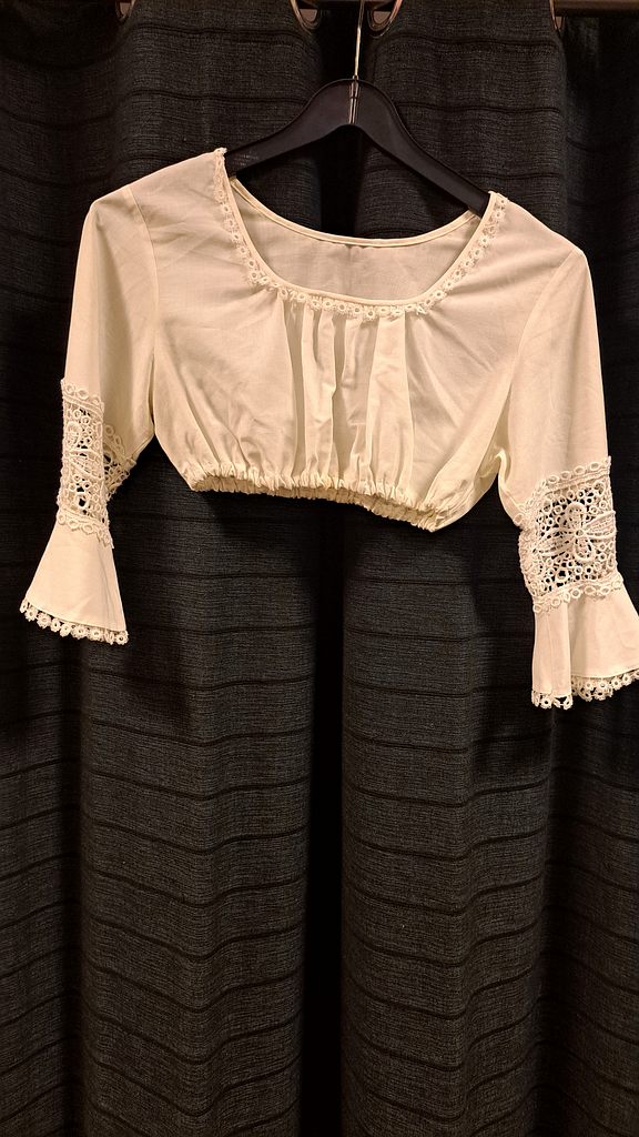 Crop top wit