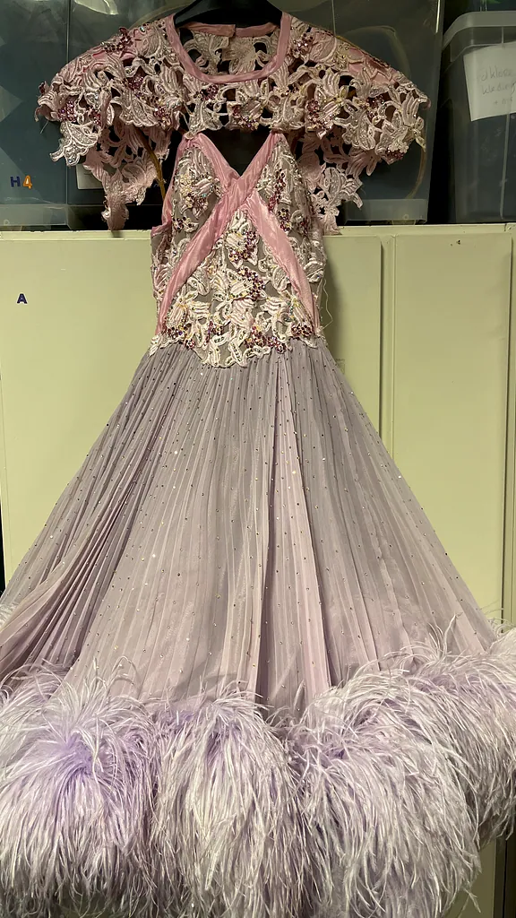 Roze ballroom jurk